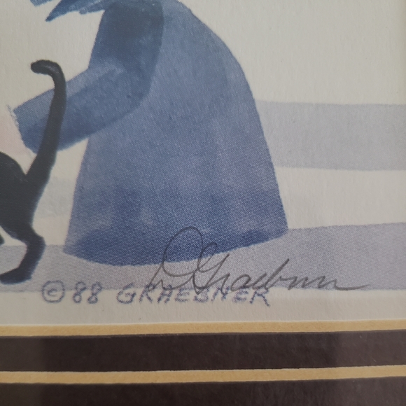 Diane Graebner Amish Painting "The Auction" - Picture 3 of 4